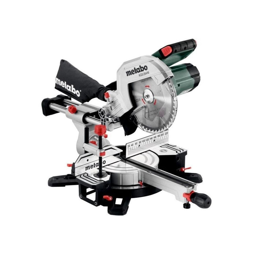 Radial miter saw - METABO - KGS 254 M - precision cut line LED - 61325