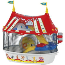 Figlast Cage Circus Fun 49.5x34x42.5 cm - Red - For hamster