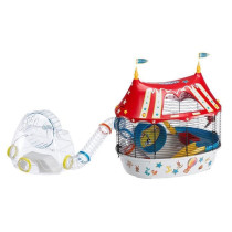 Figlast Cage Circus Fun 49.5x34x42.5 cm - Red - For hamster