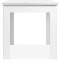 Table OSLO - Rectangulaire - 4 personnes - 80 x 77 x 80 cm - Blanc