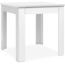 Table OSLO - Rectangulaire - 4 personnes - 80 x 77 x 80 cm - Blanc