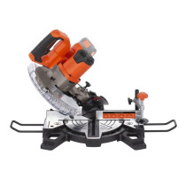 Cordless miter saw 20V Ø210mm - DUAL POWER POWDP2550 - Delivered with