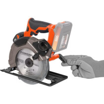 Wireless circular saw 20V 165mm + 1x 24D blade - Dual Power Powdp25200