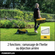 Tondeuse a gazon électrique - POWERPLUS - POWEG62203 - 1000 W - 320 m