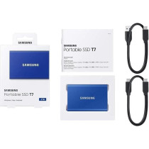 SAMSUNG External SSD T7 USB type C color blue 2TB