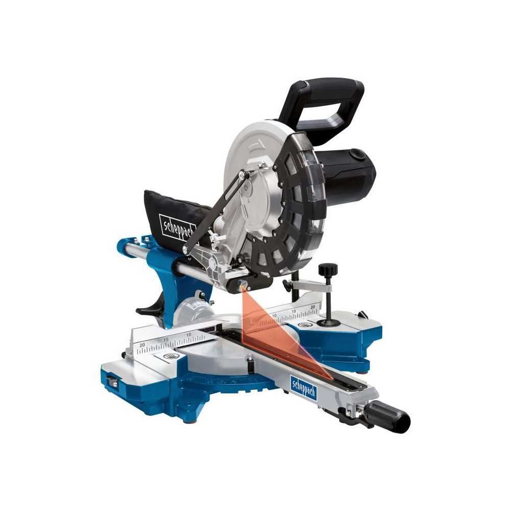 Scheppach HM254 Radial miter saw - 2000W - 50Hz - 255mm