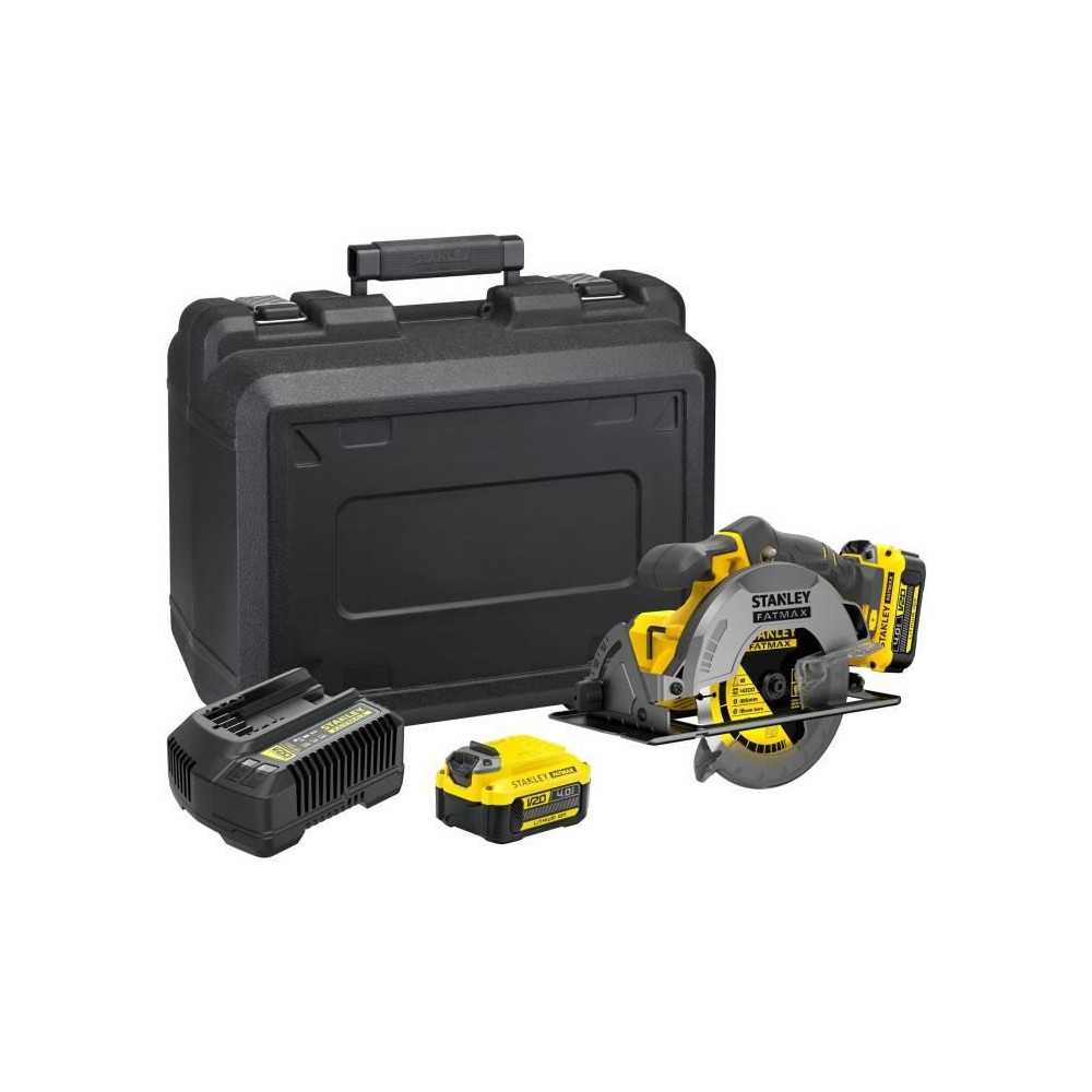 Circular Saw - STANLEY FATMAX V20 - SFMCS500M2K-QW - 165 mm - 18V Lith