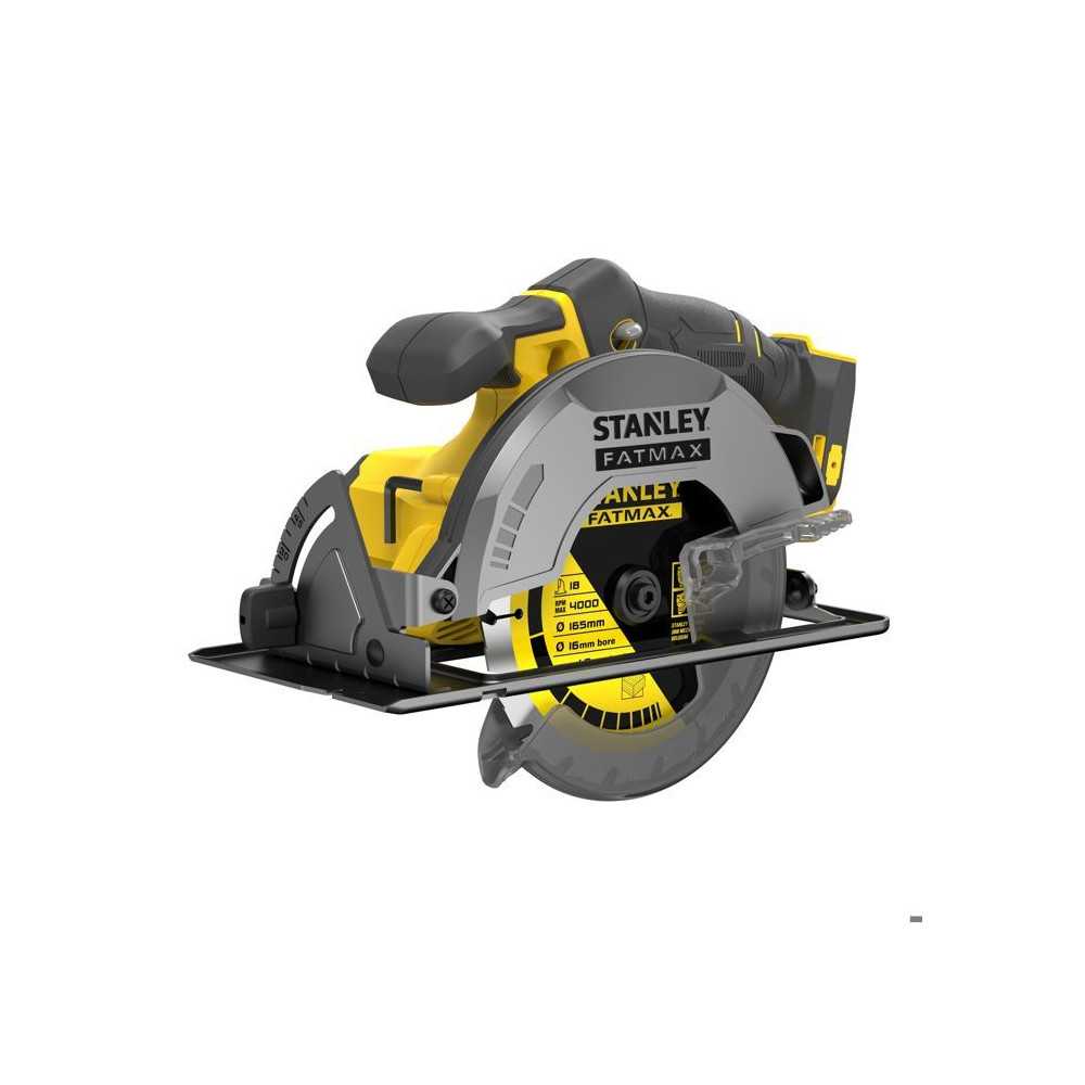 Circular Saw - STANLEY FATMAX V20 - SFMCS500B-XJ - 165 mm - Lithium 18