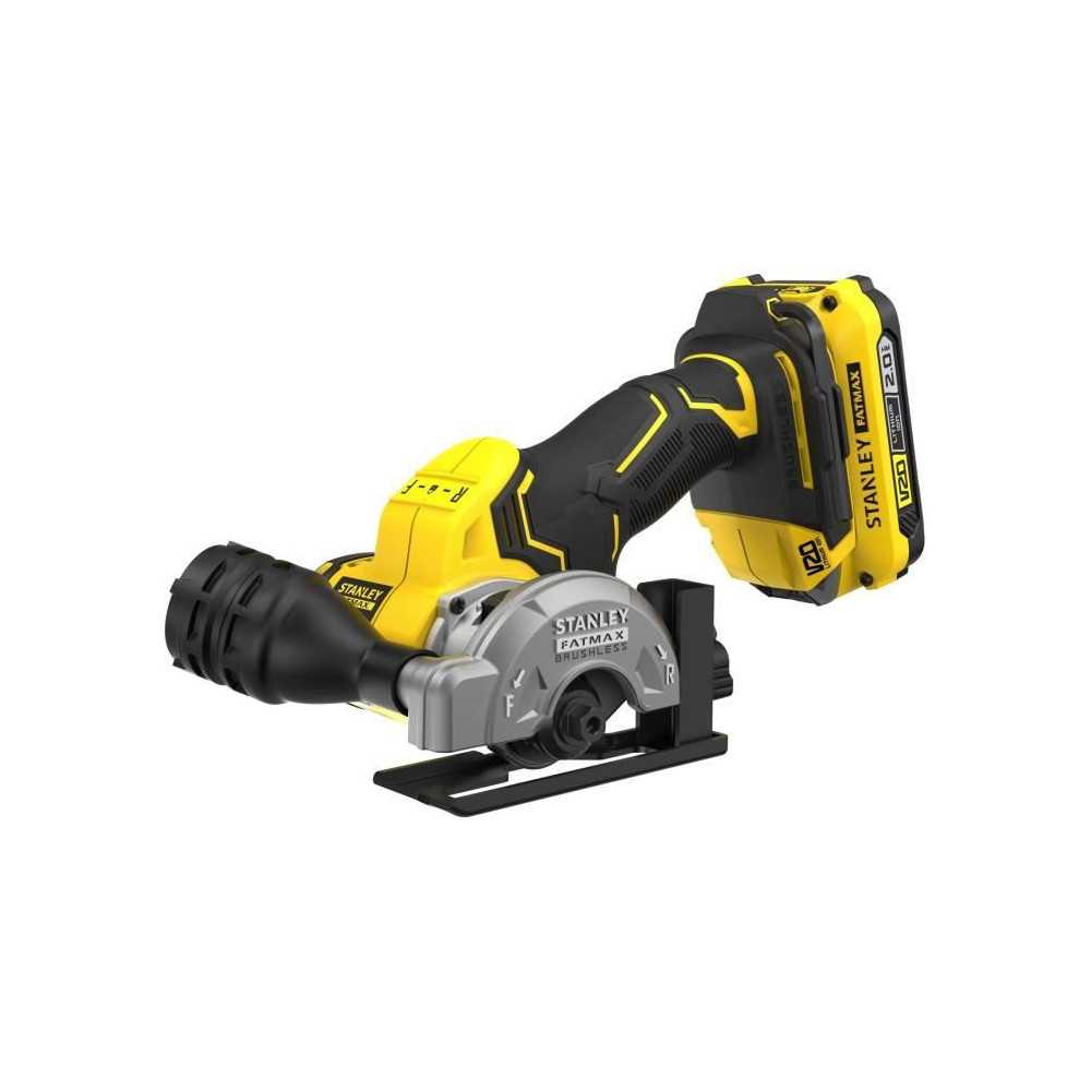 Mini Circular Saw - STANLEY FATMAX V20 - SFMCM300D2-QW - 75 mm Brushle