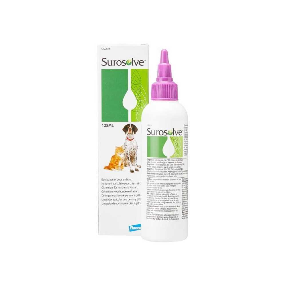 SUROSOLVE Ear cleaner for dogs and cats - 125 ml