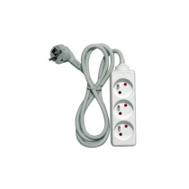 Chacon Multiprise Bloc 3 sockets 16a 1.5m white