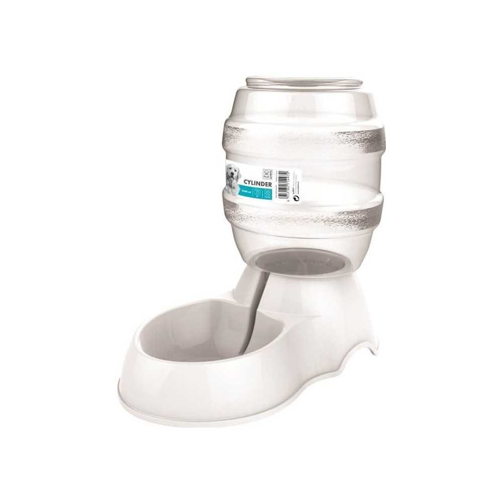 M-PETS Water Dispenser Cylinder - 3500ml - White - For Dog