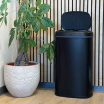 Automatic kitchen bin - LOGAN - KITCHEN MOVE - 58 L - Matt black stain