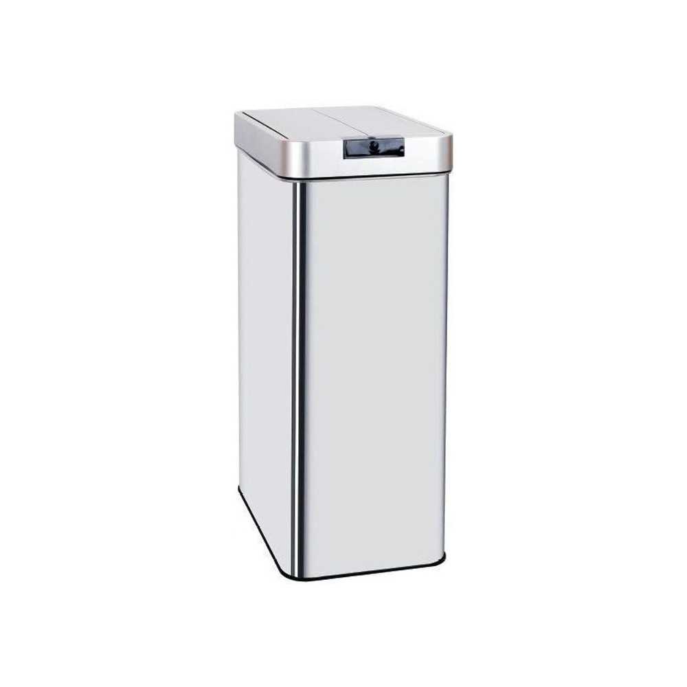 KITCHEN MOVE Automatic bin SILVERLAKE - 70L - Stainless steel with str