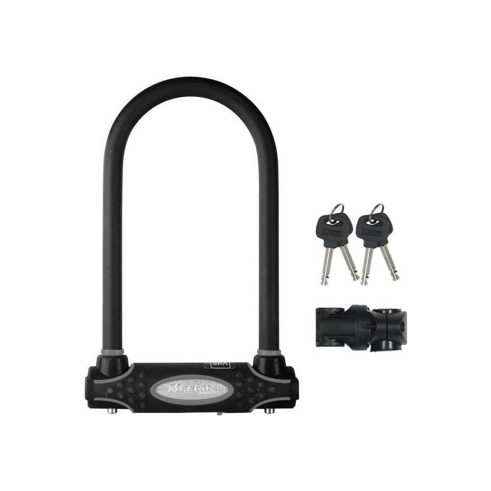 U-Lock Bike Lock - MASTER LOCK - 8195EURDPROCOLWR - Hardened Steel, Ke