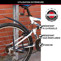 U-Lock Bike Lock - MASTER LOCK - 8195EURDPROCOLWR - Hardened Steel, Ke