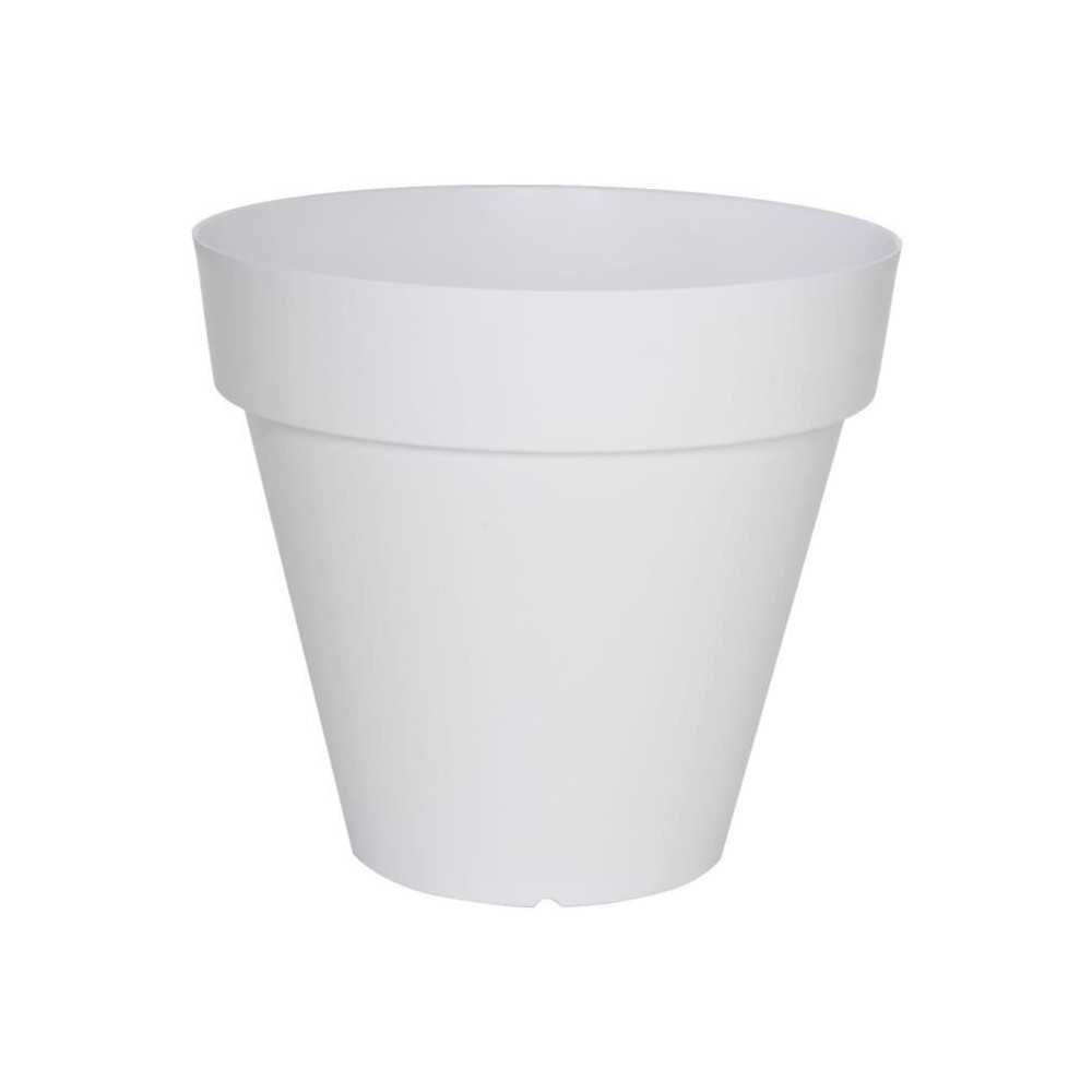 Riviera Round Soleilla Pot - 50 cm - White