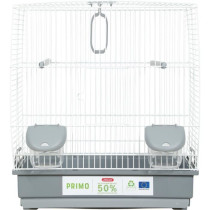 Cage pour oiseaux - Carla - Plastique recyclé - 2 perchoirs - 2 mange