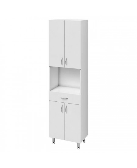 ARMANDO Armoire de salle de bain L 50 cm - Blanc Mat