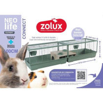 Cage rongeur - Zolux - Néolife Connect - Pour lapin et cochon d'inde