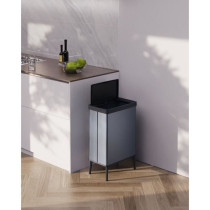 Floor-standing trash can - VERTO - CURVER - Touch opening - 54 L - Pea