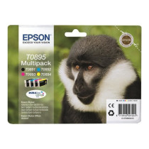 Multipack 4 Ink Cartridges T0895 - Black, Cya ...