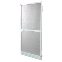 Fighting door mosquito net L100 cm x H220 cm - White aluminum