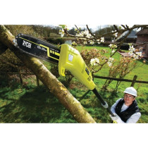 RYOBI - Élagueur sur perche 750 W - guide 25 cm incliné a 15° - 10