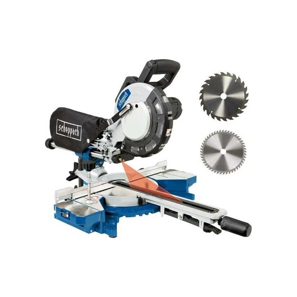 SCHEPPACH 216mm Radial Tab saw + 2nd blades (48 teeth and 60 teeth) -