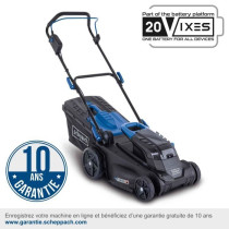 SCHEPPACH BC-MP380-X battery lawn mower - 20V IXES - cutting width 38