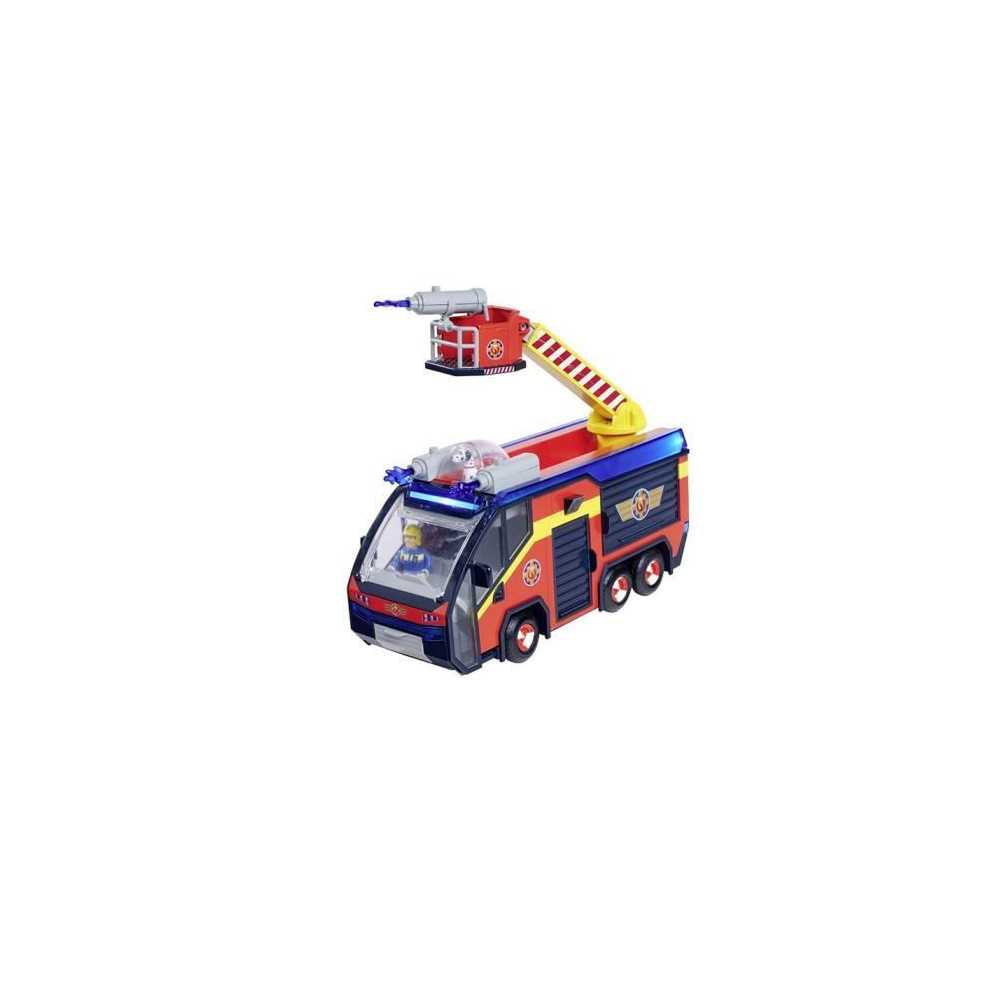 Fireman Sam - Fire Truck - Jupiter - 2 figurines - Sounds and lights -