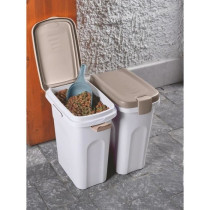 Conteneur Petfood - KERBL - 40 L - Brun / Blanc