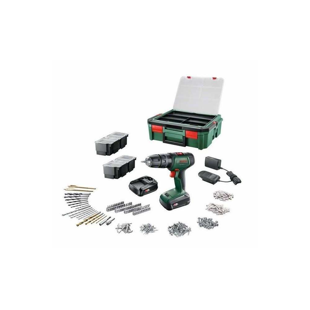 Bosch - Universaldrill 18 (delivered with 2 1.5 Ah batteries, Systemeb