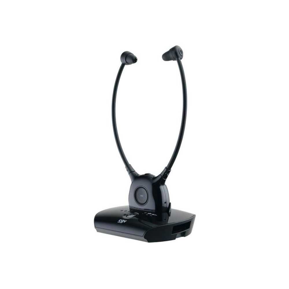 Wireless TV/HIFI headset - CGV - DOLFIN ONYX - Hearing aid - Integrate