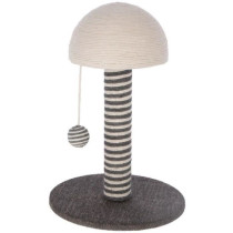 Arbre a chat - 42cm - Funghi - KERBL - Gris/blanc - Sisal