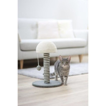 Arbre a chat - 42cm - Funghi - KERBL - Gris/blanc - Sisal