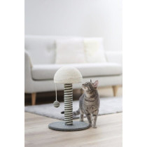 Arbre a chat - 42cm - Funghi - KERBL - Gris/blanc - Sisal