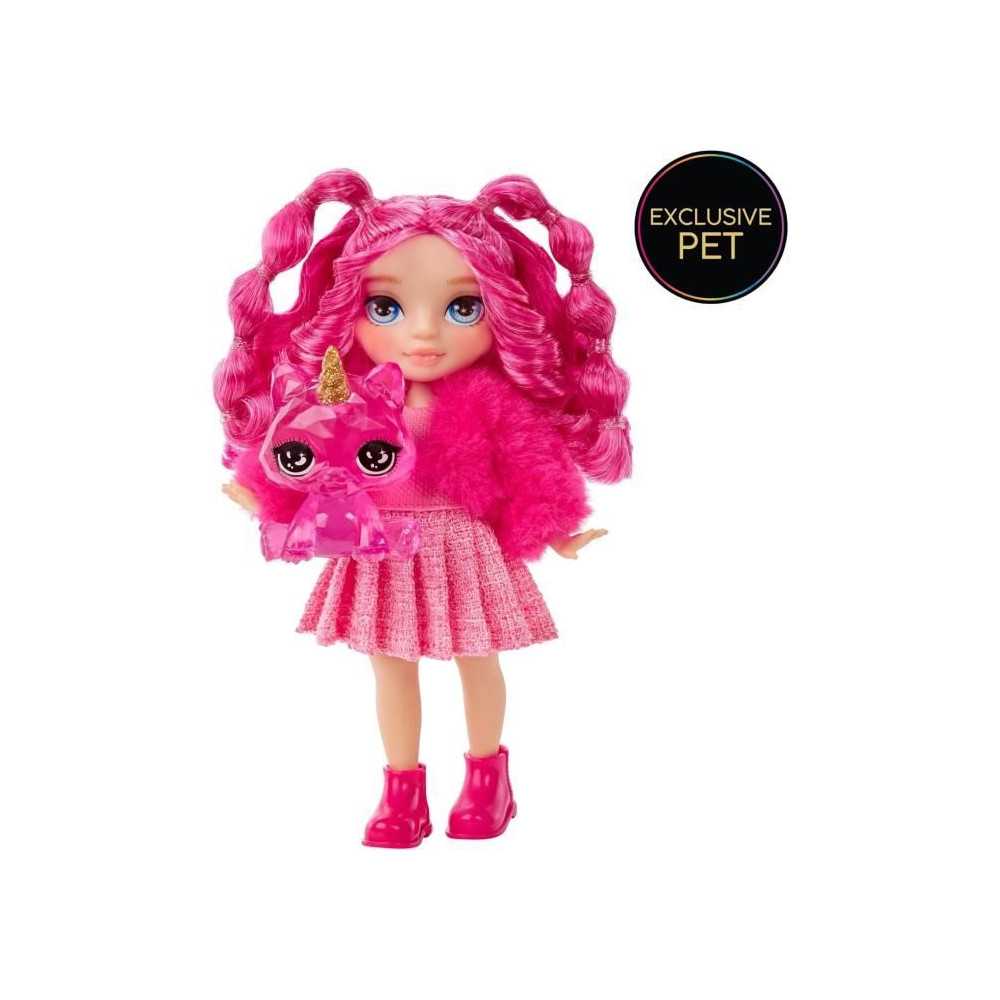 Rainbow High Littles - 15cm Doll + Pet - Pink - Ages 4 and up