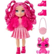 Rainbow High Littles - 15cm Doll + Pet - Pink - Ages 4 and up