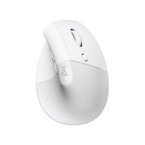 Logitech - Lift mouse for Mac - Wireless Ergonomic - White