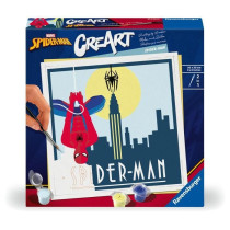 CreArt 20x20 cm Spider Man, Loisir créatif, 23891, Ravensburger