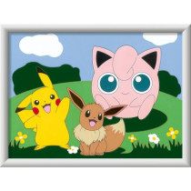 CreArt Kids 18x24cm Pokemon, Kit de peinture par numéros Numéro d'Ar