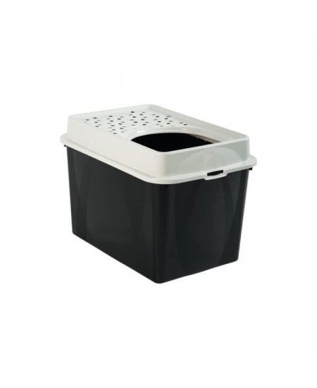 Maison de toilette TOP 50l - Noire (PP Recyclé) - 57,2 x 39,3 x 40,4 cm