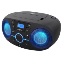 BIGBEN CD61NUSB Portable CD / USB / RADIO PLAYER with Light Effects -