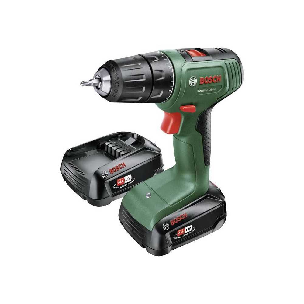 Bosch Easydrill 18V-40 screwdriver drill ( + 2xbatteries 2.0Ah) + 1xal