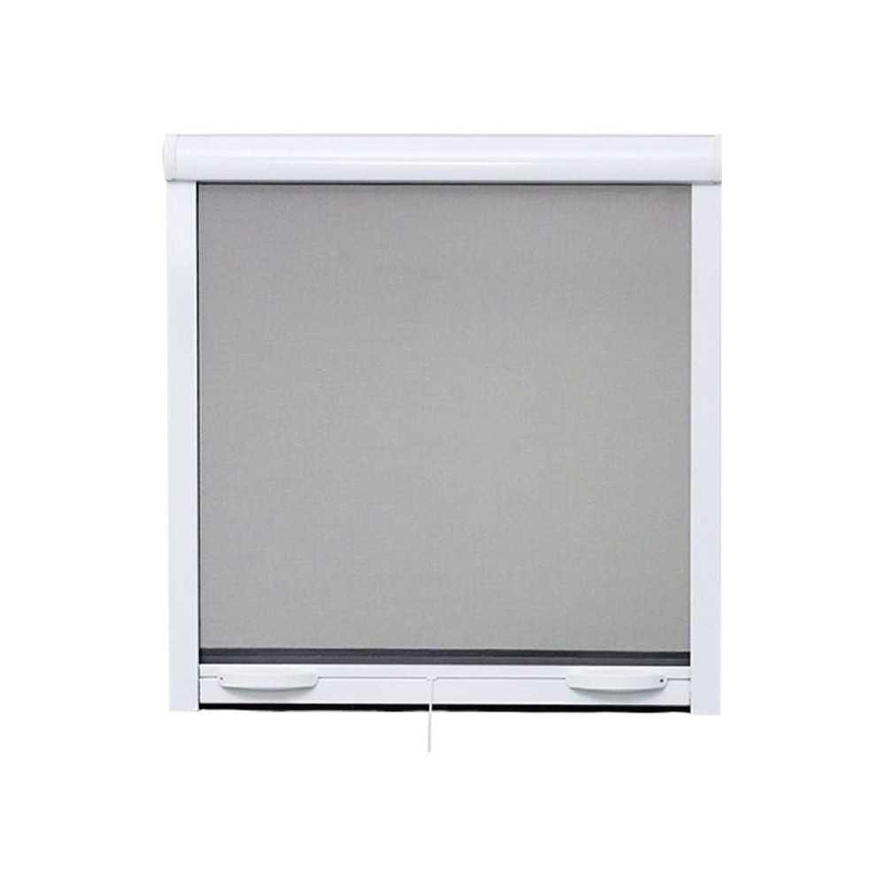 Fenetre mosquito net L125 x H145 cm in white lacquered aluminum - Invi