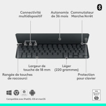 Logitech KEYS-TO-GO 2 Tablet Keyboard, UNIVERSAL BLUETOOTH KEYBOARD -