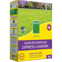 Gazon - BHS - Gazon Regarnissage 4 saisons - 1 Kg