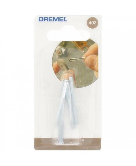 Lot de 4 adaptateurs de tronçonnage - DREMEL - 402 - Compatible avec tous les outils multi-usage - Gris