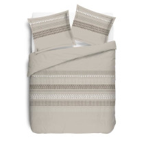 VISION Anthony Quilt Set - 100% Cotton - 220 x 240 cm - Beige